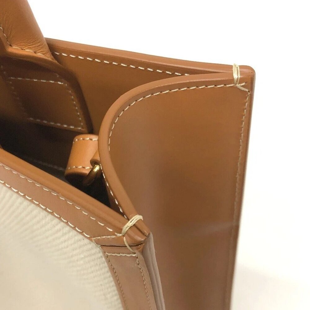CELINE 192082BNZ.02NT Small Vertical Cabas 2WAY Hand Bag Shoulder Bag Tote Bag - Picture 7 of 13
